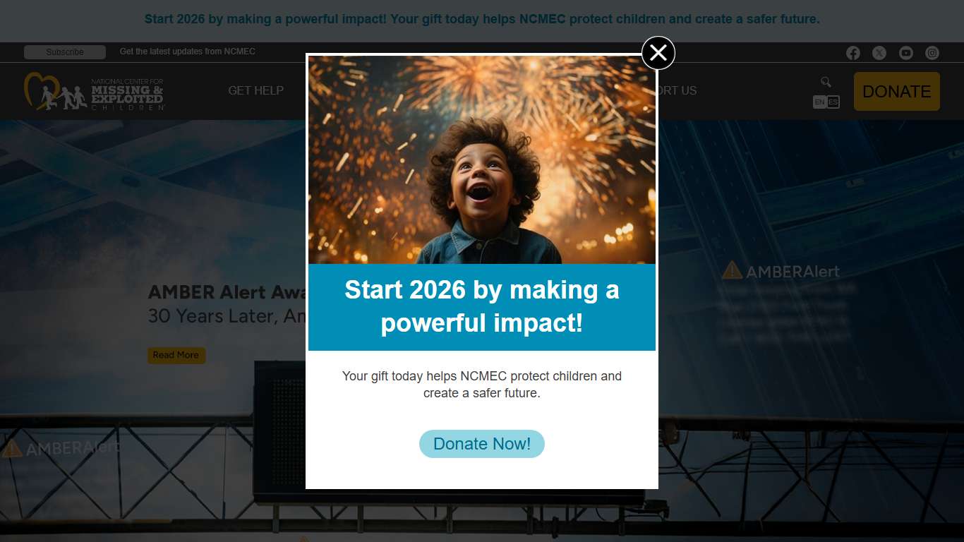 National Center for Missing & Exploited Children